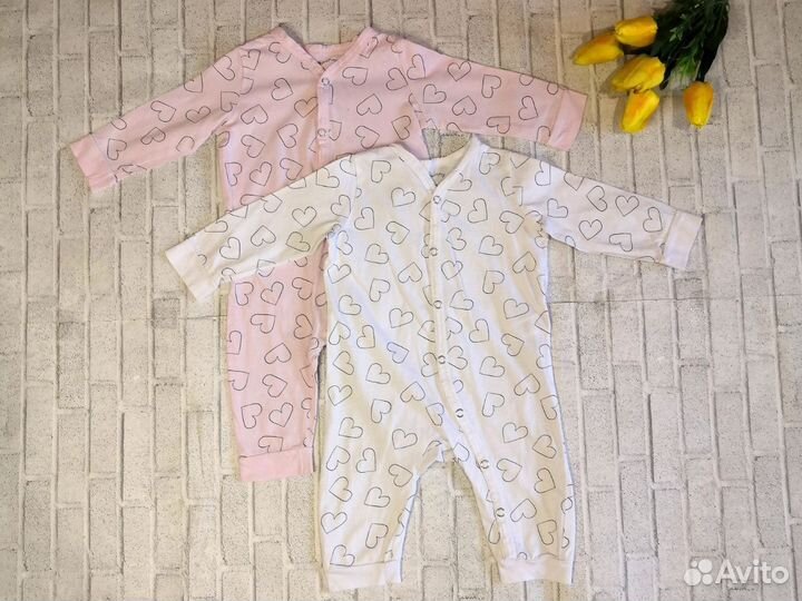 Песочник для новорождённых / комбинезон 68-74