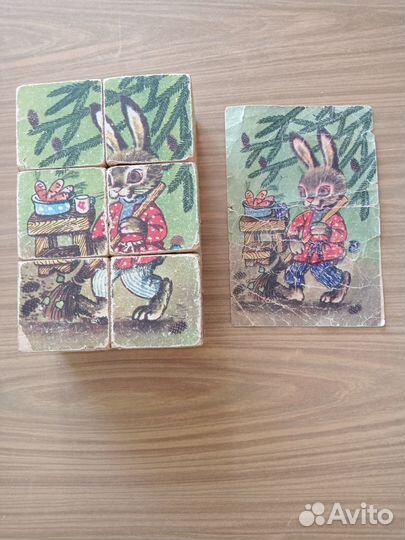 Кубики по мотивам русских сказок СССР