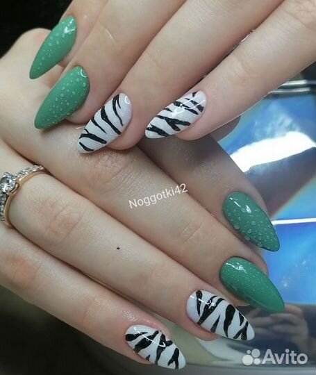 Наращивание ногтей, маникюр, педикюр