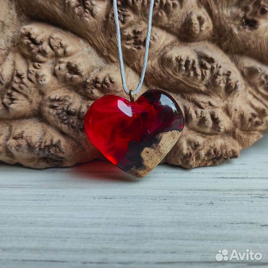Кулон сердце ручная работа
