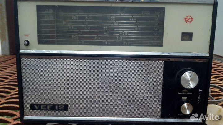 Радиоприёмник вэф 12 нота 203-1