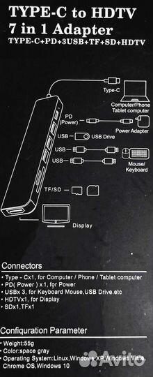 Usb type c hdmi хаб переходник