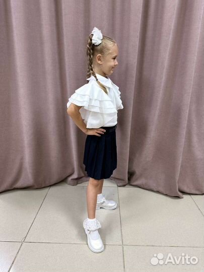 Детская блузка школьная (школьная форма)