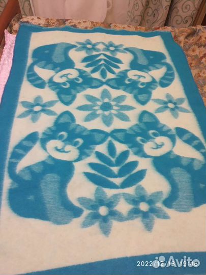 Одеяло детское шерстяное