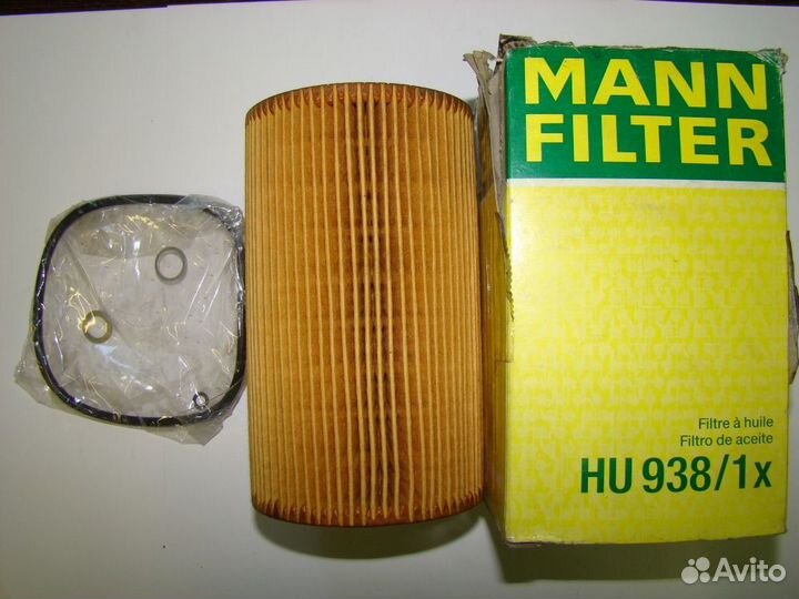 Фильтр масляный HU 938/1X,11 42 2 243 359, 11 42 2