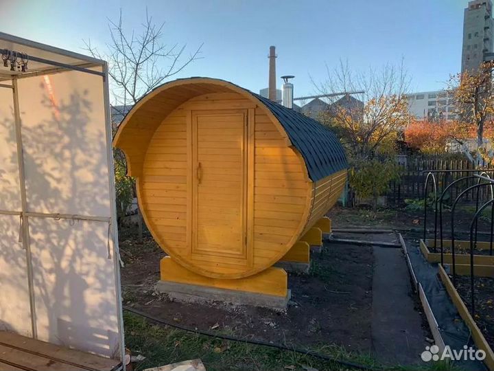 Баня бочка 3,5 м