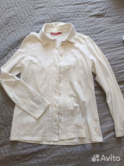 Школьные блузки/рубашки на девочку 146-152