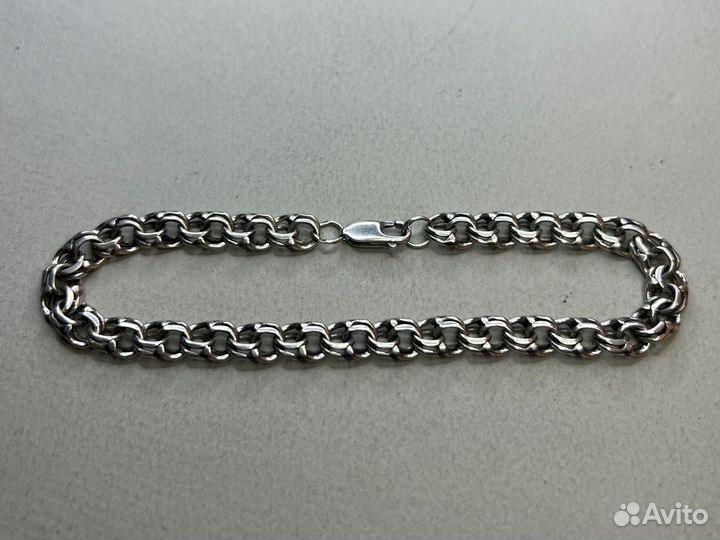 Серебряный браслет 22.5 см
