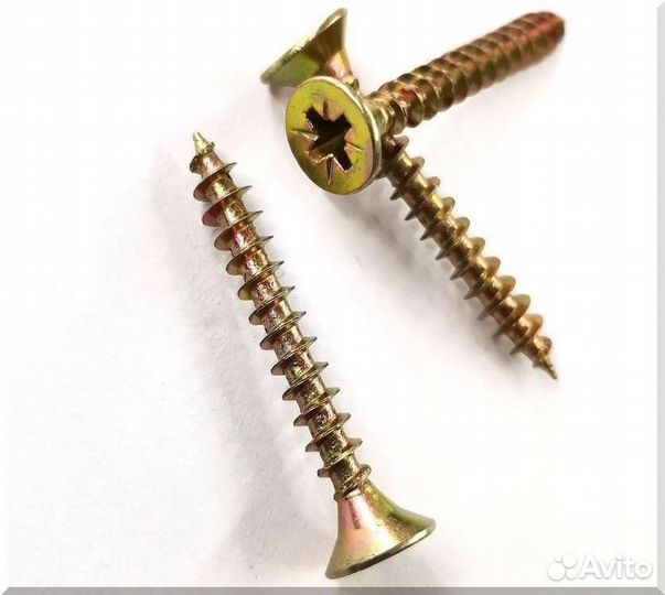 Саморез универсальный желтый цинк