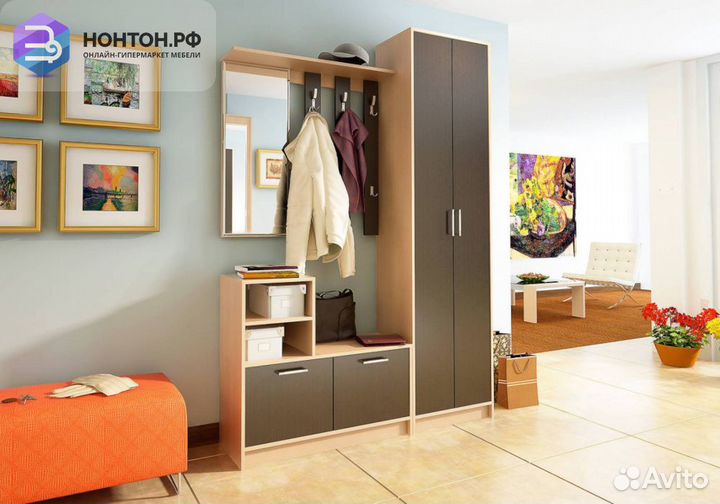 Прихожая Лофт-2 дуб кремона / венге