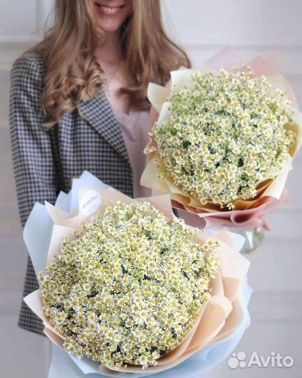 Букеты ромашек