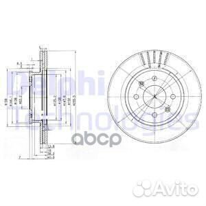 BG3934 диск тормозной передний Hyundai Getz