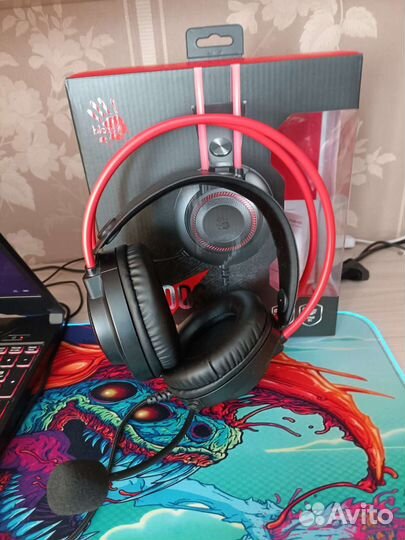 Игровые наушники bloody