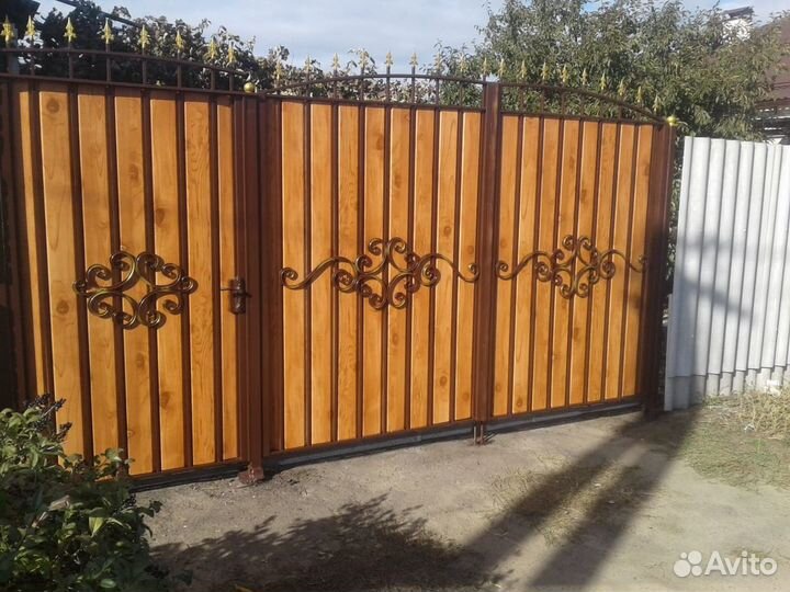 Заборы из профнастила, штакетника, 3Д-сетки