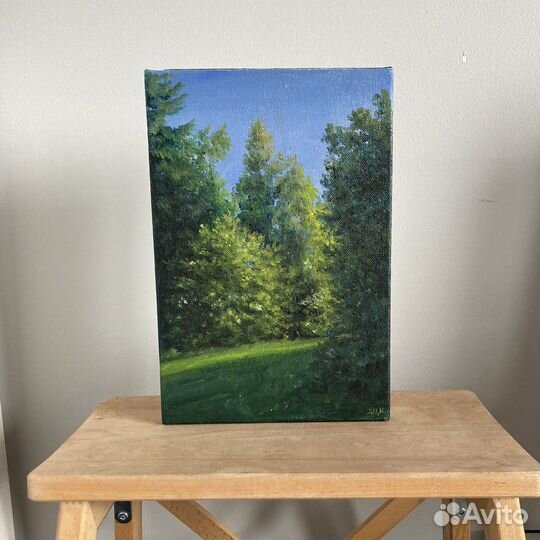 Картина маслом на холсте пейзаж