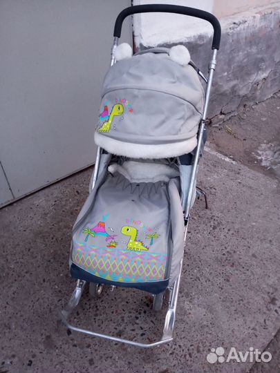 Сани коляска детские