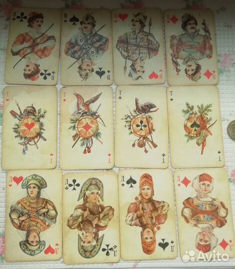 Винтажные игральные карты