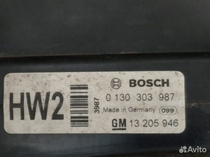 Вентилятор радиатора Opel Astra H Gtc Z18XE 2006