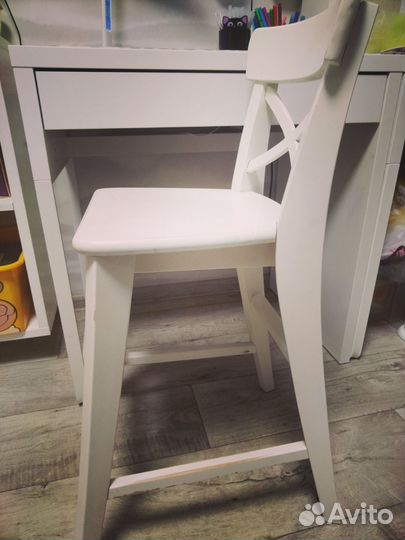 Стул детский IKEA ingolf белый