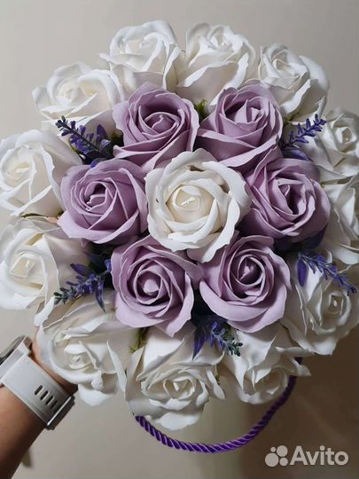 Букеты из мыльных цветов