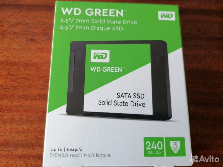Новый SSD WD Green 240Gb