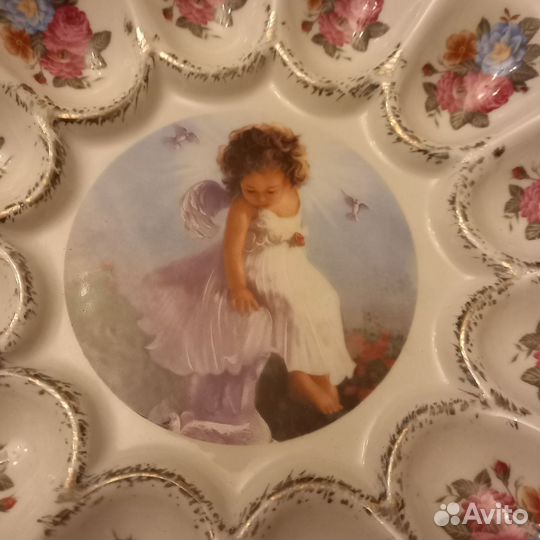 Пасхальное блюдо,фарфор,Малайзия