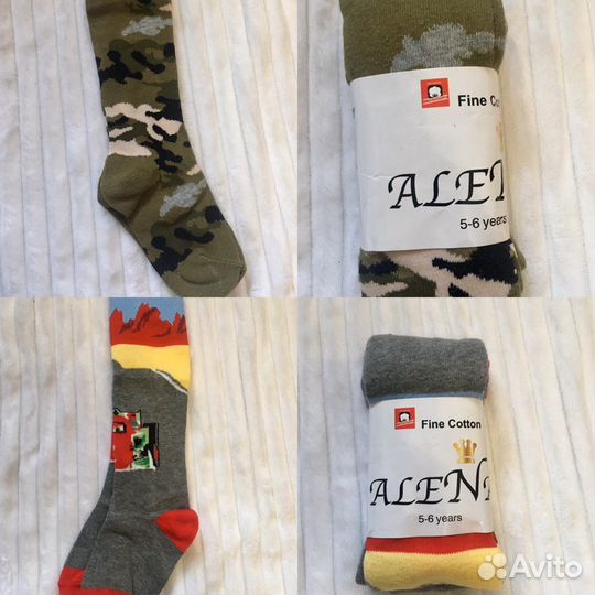 Новые детские колготки на 5-6 лет