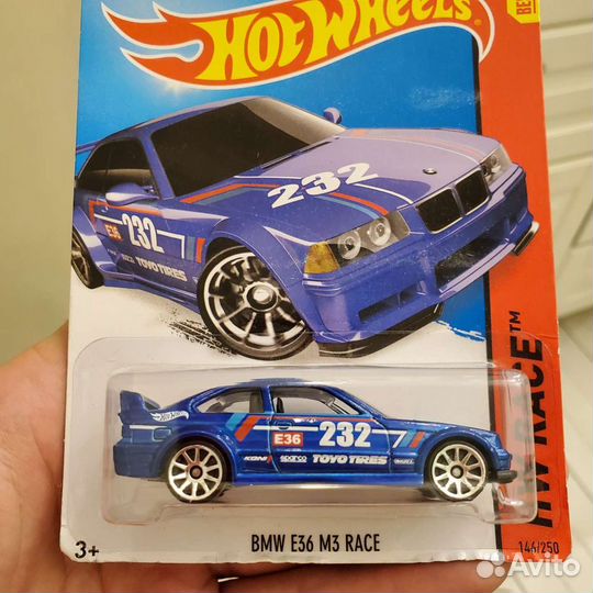 BMW E36 M3 Race 2015 Hot Wheels 1:64