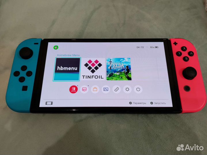 Nintendo switch oled прошитая 256гб