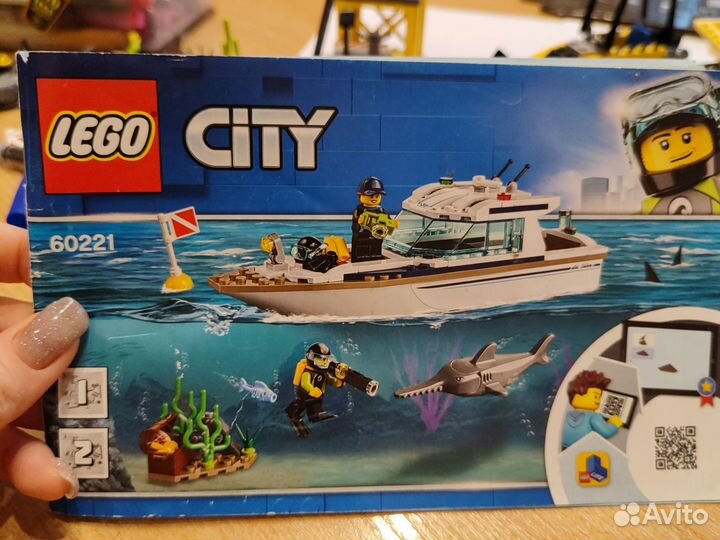 Lego City 60221 лодка дайвинг
