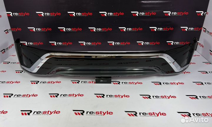 Губа на бампер Toyota Land Cruiser 200 Executive