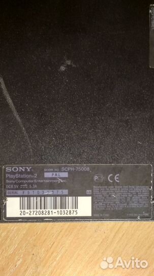 Sony Playstation 2 scph-75008