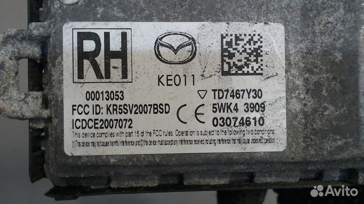 Датчик слепых зон Mazda CX-9, 2008