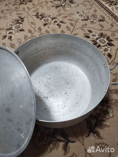 Кастрюля эмалированная и алюминиевая шампура