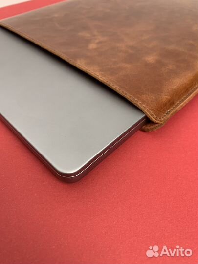 Кожа чехол macbook pro 14