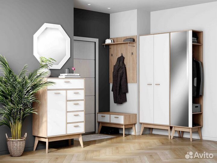 Новая Модульная прихожая Калгари Мебельград