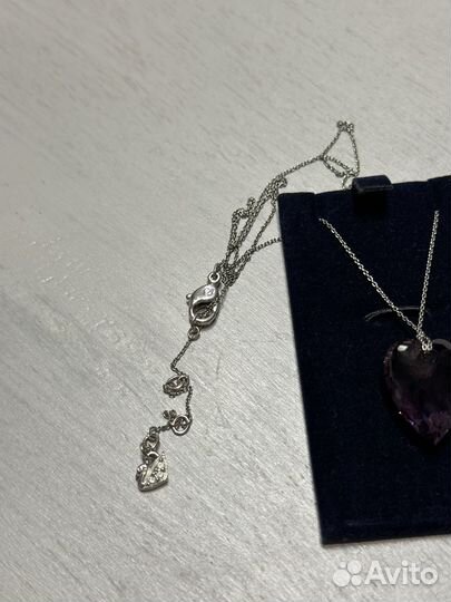 Swarovski кулон сердце
