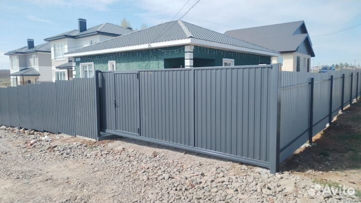 Забор из профнастила