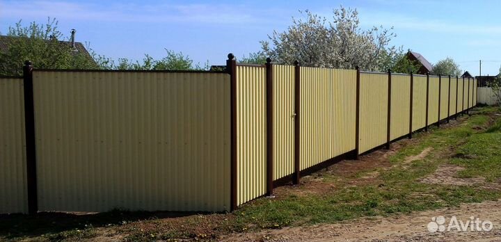 Монтаж забора под ключ