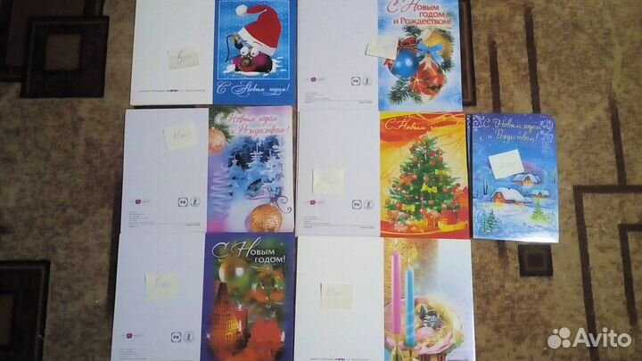Открытки-бланки новогодние