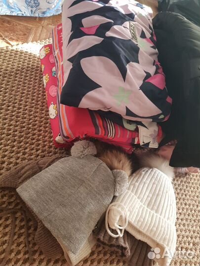 Зимние вещи для девочки пакетом 110