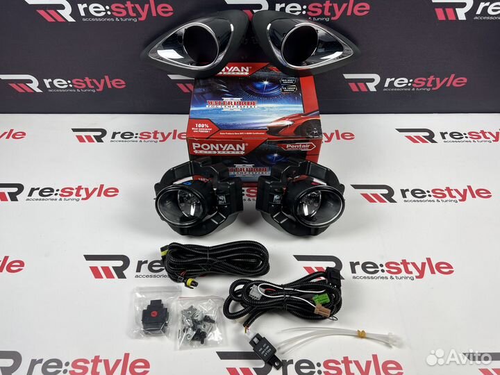 Туманки Nissan March с13г Уст комп