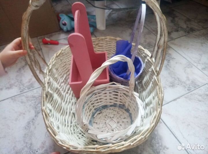 Корзина плетеная