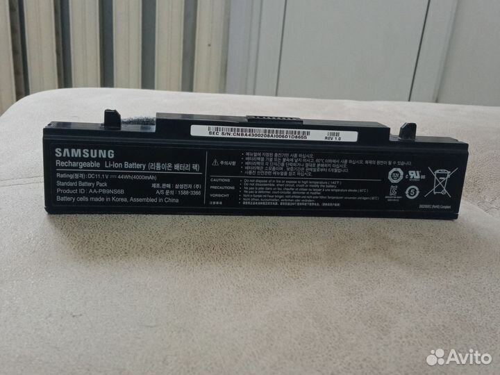 Аккумулятор для ноутбука samsung r528