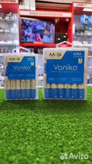 Батарейки аа ааа voniko superalkaline