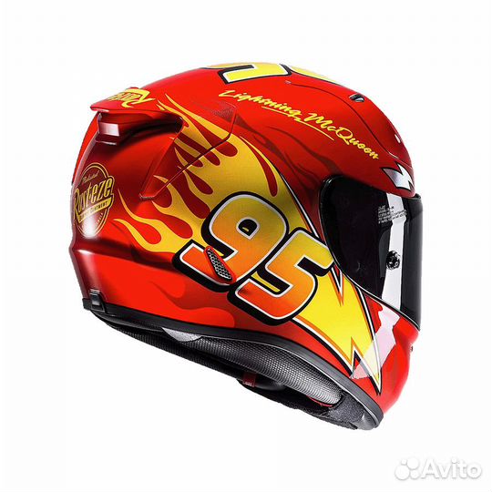 Шлем HJC rpha 11 lightning mcqueen disney pixar