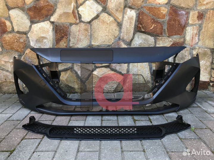 Передний бампер Солярис 2021-2023 рестайлинг