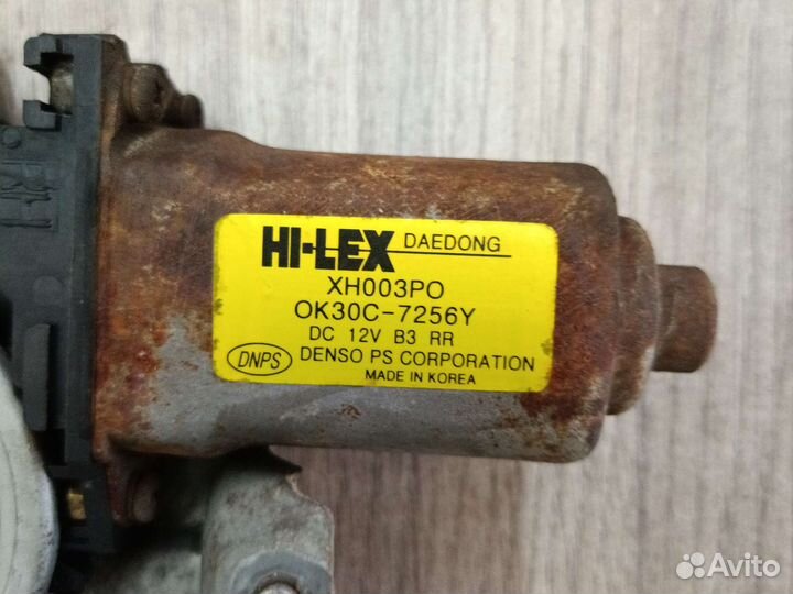 Стеклоподъемник задней правой двери kia Rio 1