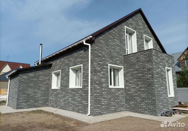 Фасадные работы облицовка фасада сайдинг