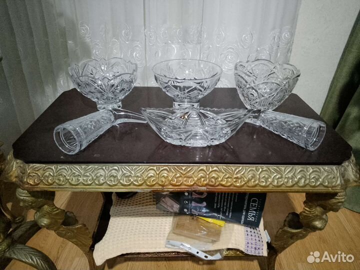 Ваза хрустальная